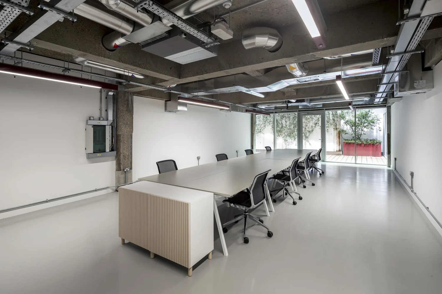 Strategy session in a modern boardroom